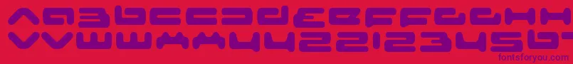 Шрифт senior service – фиолетовые шрифты на красном фоне