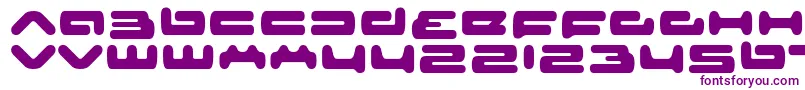 senior service-fontti – violetit fontit valkoisella taustalla
