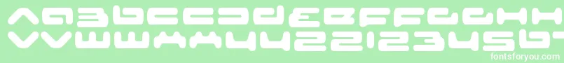 フォントsenior service – 緑の背景に白い文字