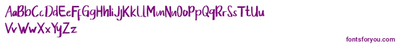 Senorita Demo Font – Purple Fonts on White Background