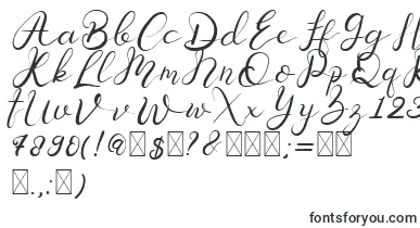 Senoritta font – handwritten Fonts