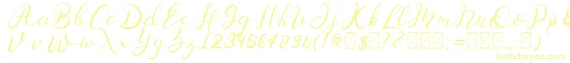 Senoritta Font – Yellow Fonts