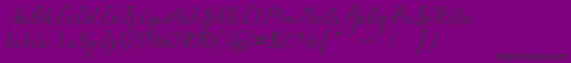Więcej informacji o czcionce Sensitype Czcionka Sensitype – czarne czcionki na fioletowym tle