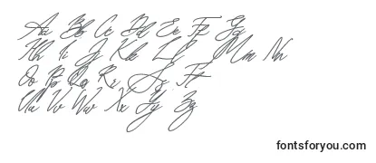Seoul Script Bold Italic -fontin tarkastelu