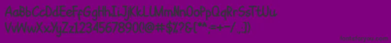 Sepet Font – Black Fonts on Purple Background
