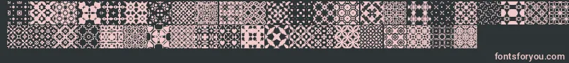 SlTiler1 Font – Pink Fonts on Black Background