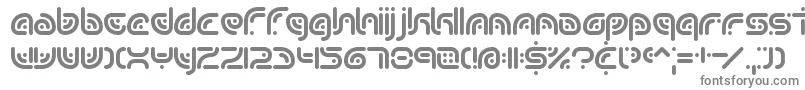 sequence-fontti – harmaat kirjasimet valkoisella taustalla