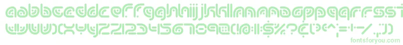sequence Font – Green Fonts on White Background
