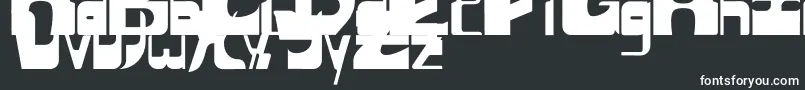 フォントSequentialSansSerif – 白い文字