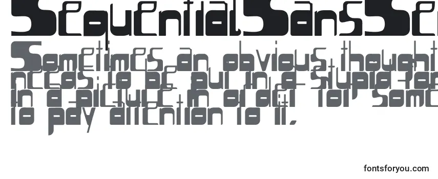 SequentialSansSerif Font