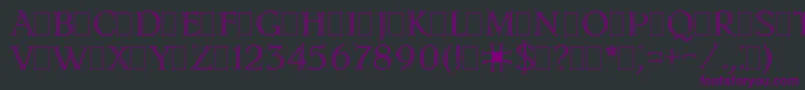 Lidiapla Font – Purple Fonts on Black Background