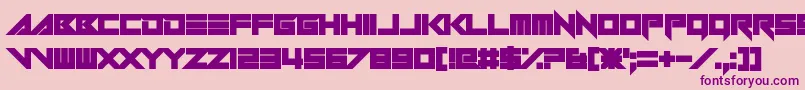 Serpentire Font – Purple Fonts on Pink Background