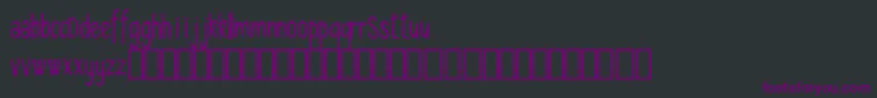 Seryfan Demo Font – Purple Fonts on Black Background