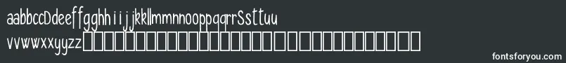 Seryfan Demo Font – White Fonts on Black Background