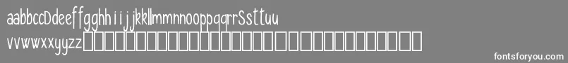Seryfan Demo Font – White Fonts on Gray Background