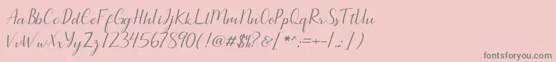 Más sobre la fuente Seullanga script fuente Seullanga script – Fuentes Grises Sobre Fondo Rosa