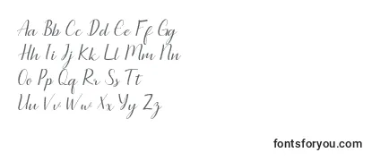 Шрифт Seullanga script