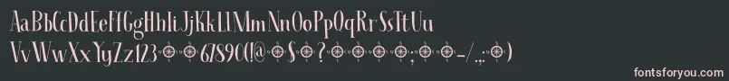 Seven Seas DEMO Font – Pink Fonts on Black Background