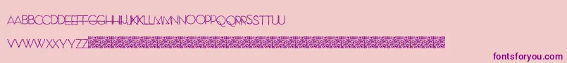 Weitere Informationen zur SewModern-Schriftart SewModern-Schriftart – Violette Schriften auf rosa Hintergrund