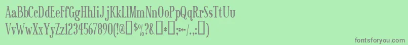 sexsmith Font – Gray Fonts on Green Background