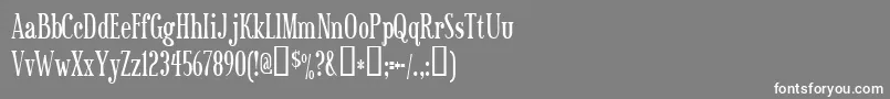 sexsmith Font – White Fonts on Gray Background