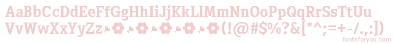 Sextan Bold FFP Font – Pink Fonts on White Background