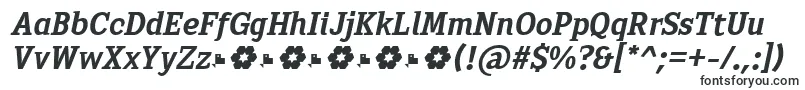 Шрифт Sextan Bold Italic FFP – промышленные шрифты