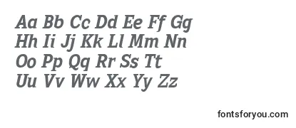 Überblick über die Schriftart Sextan Bold Italic FFP