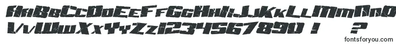 Шрифт SF Aftershock Debris Italic – шрифты для Sony Vegas Pro