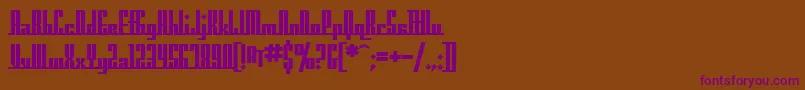 More about SF Americana Dreams Upright Bold Font SF Americana Dreams Upright Bold Font – Purple Fonts on Brown Background