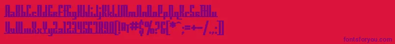 Lisätietoja SF Americana Dreams Upright Bold-fontista SF Americana Dreams Upright Bold-fontti – violetit fontit punaisella taustalla