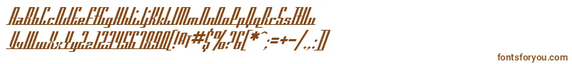 SF Americana Dreams Font – Brown Fonts on White Background