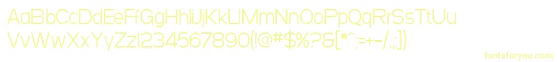 SF Arborcrest Light Font – Yellow Fonts