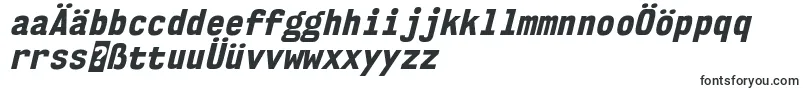 Nk57MonospaceScEbIt-fontti – saksalaiset fontit