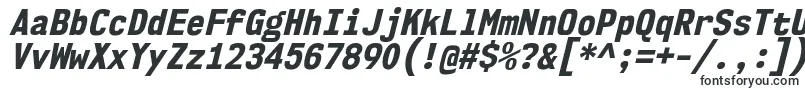 Шрифт Nk57MonospaceScEbIt – вертикальные шрифты