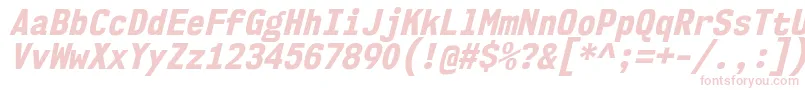 Nk57MonospaceScEbIt Font – Pink Fonts