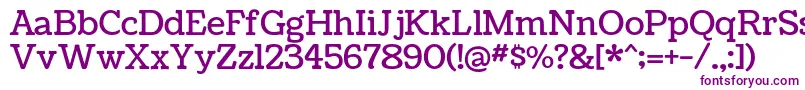 CoustardRegular Font – Purple Fonts on White Background