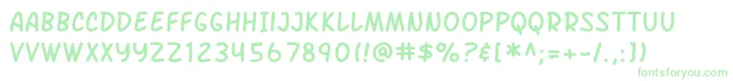 SF Arch Rival-Schriftart – Grüne Schriften