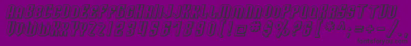 More about SF Archery Black SC Shaded Oblique Font SF Archery Black SC Shaded Oblique Font – Black Fonts on Purple Background