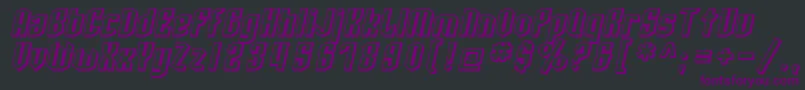 More about SF Archery Black Shaded Oblique Font SF Archery Black Shaded Oblique Font – Purple Fonts on Black Background