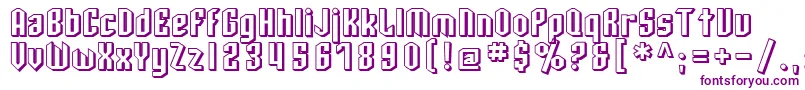SF Archery Black Shaded Font – Purple Fonts