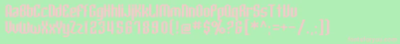 SF Archery Black Font – Pink Fonts on Green Background