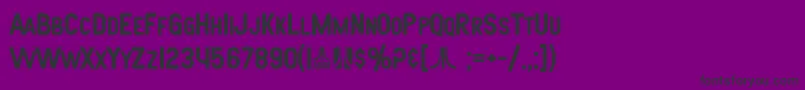 SF Atarian System Bold Font – Black Fonts on Purple Background