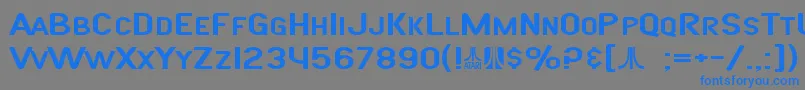 Saiba mais sobre a fonte SF Atarian System Extended Fonte SF Atarian System Extended – fontes azuis em um fundo cinza