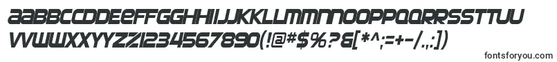 Шрифт SF Automaton Condensed Oblique – шрифты для Mac