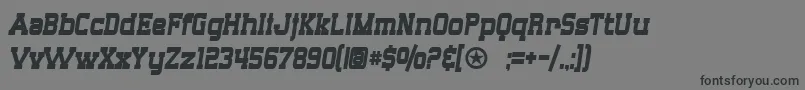 Police SF Big Whiskey Condensed Bold – polices noires sur fond gris