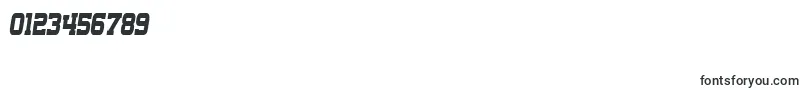 SF Big Whiskey Condensed Bold-Schriftart – Schriften für Zahlen und Nummern