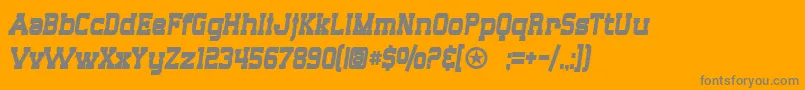More about SF Big Whiskey Condensed Bold Font SF Big Whiskey Condensed Bold Font – Gray Fonts on Orange Background