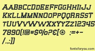 SF Big Whiskey SC font – Black Fonts On Yellow Background