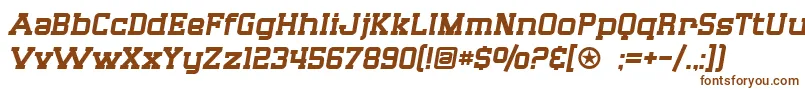 SF Big Whiskey Font – Brown Fonts on White Background